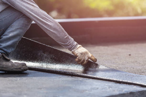 Professional Emergency Waterproofing technician working in North Newton, KS